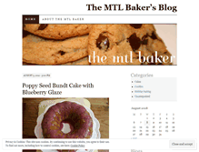 Tablet Screenshot of mtlbaker.wordpress.com