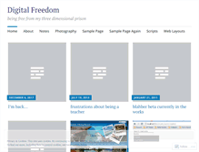 Tablet Screenshot of digitalfreedom.wordpress.com