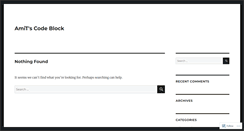 Desktop Screenshot of amitchotiya.wordpress.com