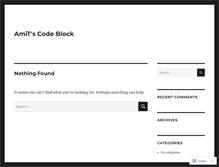 Tablet Screenshot of amitchotiya.wordpress.com