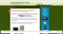 Desktop Screenshot of loscientificosdehoy.wordpress.com