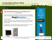 Tablet Screenshot of loscientificosdehoy.wordpress.com