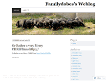 Tablet Screenshot of familydobes.wordpress.com