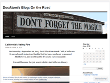 Tablet Screenshot of docatom.wordpress.com