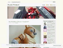 Tablet Screenshot of plamoworld.wordpress.com