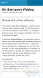Mobile Screenshot of mrberrigan.wordpress.com
