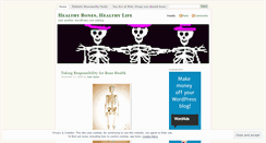 Desktop Screenshot of mystrongbones.wordpress.com