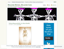 Tablet Screenshot of mystrongbones.wordpress.com