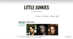 Desktop Screenshot of littlejunkies.wordpress.com