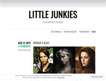 Tablet Screenshot of littlejunkies.wordpress.com