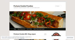 Desktop Screenshot of fortunecookiefoodies.wordpress.com
