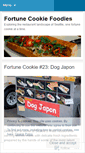 Mobile Screenshot of fortunecookiefoodies.wordpress.com