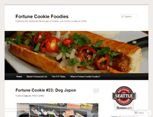 Tablet Screenshot of fortunecookiefoodies.wordpress.com