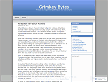 Tablet Screenshot of grimkey.wordpress.com