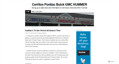 Desktop Screenshot of cerritosgm.wordpress.com