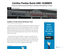 Tablet Screenshot of cerritosgm.wordpress.com