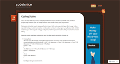 Desktop Screenshot of codeisnice.wordpress.com