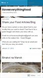 Mobile Screenshot of iloveeverythingfood.wordpress.com