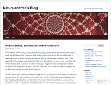 Tablet Screenshot of naturalandfree.wordpress.com