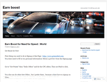 Tablet Screenshot of earnboost.wordpress.com