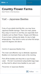 Mobile Screenshot of countryflowerfarms.wordpress.com