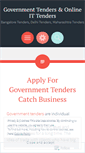 Mobile Screenshot of govermenttenders.wordpress.com