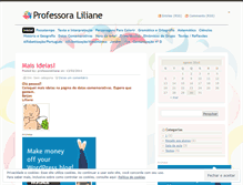 Tablet Screenshot of professoraliliane.wordpress.com