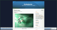 Desktop Screenshot of endodoncia.wordpress.com