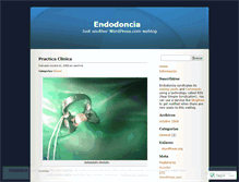 Tablet Screenshot of endodoncia.wordpress.com