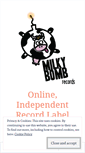 Mobile Screenshot of milkybomb.wordpress.com