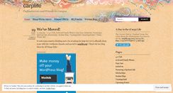 Desktop Screenshot of itscarp.wordpress.com