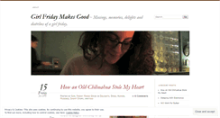 Desktop Screenshot of girlfridaymakesgood.wordpress.com