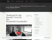 Tablet Screenshot of guyjonesmusic.wordpress.com