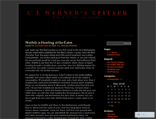 Tablet Screenshot of clwerner.wordpress.com