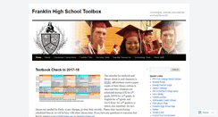 Desktop Screenshot of franklintoolbox.wordpress.com