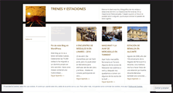 Desktop Screenshot of juananvaztrenes.wordpress.com