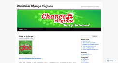Desktop Screenshot of christmaschangeringtone.wordpress.com