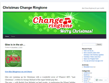 Tablet Screenshot of christmaschangeringtone.wordpress.com