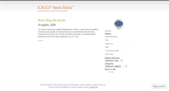 Desktop Screenshot of emefsantamaria.wordpress.com