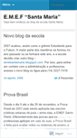 Mobile Screenshot of emefsantamaria.wordpress.com