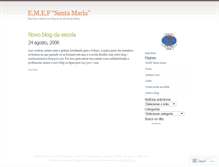 Tablet Screenshot of emefsantamaria.wordpress.com