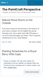 Mobile Screenshot of paintcraft.wordpress.com