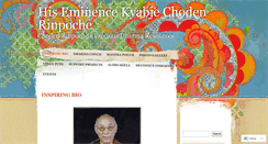 Desktop Screenshot of chodenrinpoche.wordpress.com