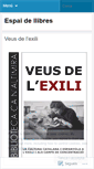 Mobile Screenshot of espaidellibres.wordpress.com