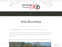 Tablet Screenshot of kerrishutterbug.wordpress.com