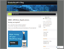 Tablet Screenshot of blueturtlecafe.wordpress.com