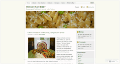 Desktop Screenshot of gourmetonabudget.wordpress.com