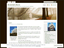 Tablet Screenshot of bleeter.wordpress.com