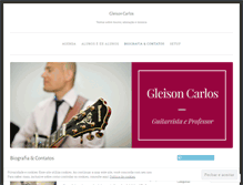 Tablet Screenshot of gleison.wordpress.com