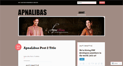 Desktop Screenshot of apnalibas.wordpress.com